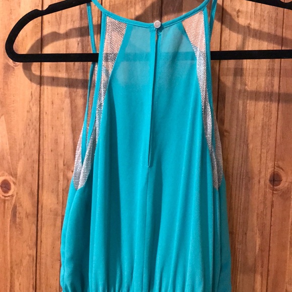 Teal romper - Picture 3 of 4